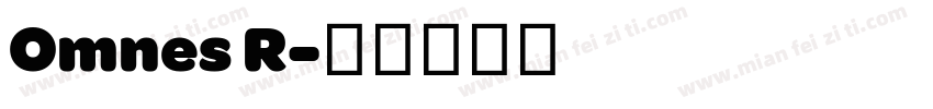 Omnes R字体转换